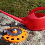 Spinning or impulse-type sprinklers and watering can