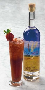 Berry Pepper Tea using Penn 1681 Rye Vodka