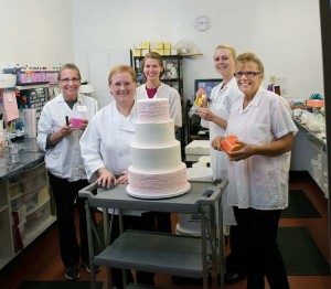 Left to right: Cathy Lewars, Terri Gildea, Krysten Willits, Megan Onofrey and Peaches Gehman.    
