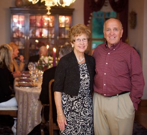 Owners Bert and Rich Hurst made Hurst House available to the dinner party.