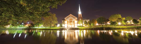 Elizabethtown College was chartered in 1899 by members of the Church of the Brethren. The college’s commitment and motto is to “educate for service.” Photo courtesy of Elizabethtown College.