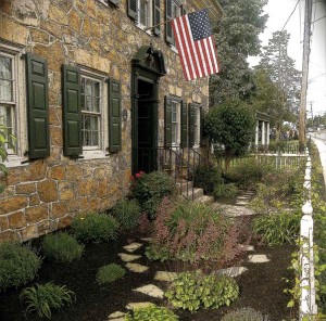 A historic home along Main Street. 