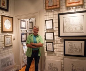 The work of artist Dale Weibley is exhibited at the Jonal Gallery, which he owns with his husband, John Novak. 653 Locust St. Jonalgallery.com.
