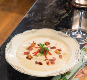 Roasted Pepper/Smoked Gouda Chowder