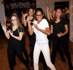 Diandra and members of her Court of Honor changed into casual clothing for dancing that kicked off with the traditional line dance that was choreographed for the occasion.