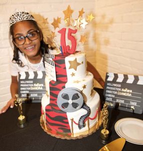Diandra’s cake echoed the theme of the party.