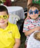 Even the youngest guests showed their style for the all-ages party.