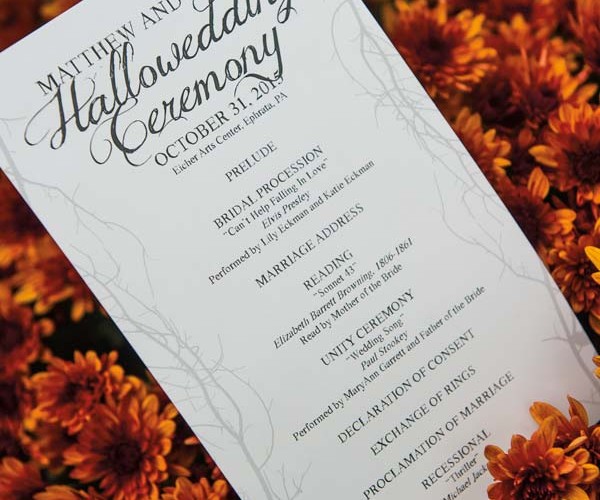 Heidi designed the invitation suite.