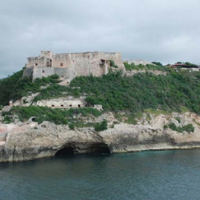 The El Morro castle, or fort, at the mouth of the bay that leads to Santiago de Cuba’s harbor.