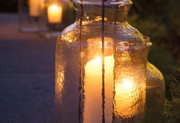 In Tim’s opinion, layers of lighting are needed for outdoor entertaining once the sun goes down.