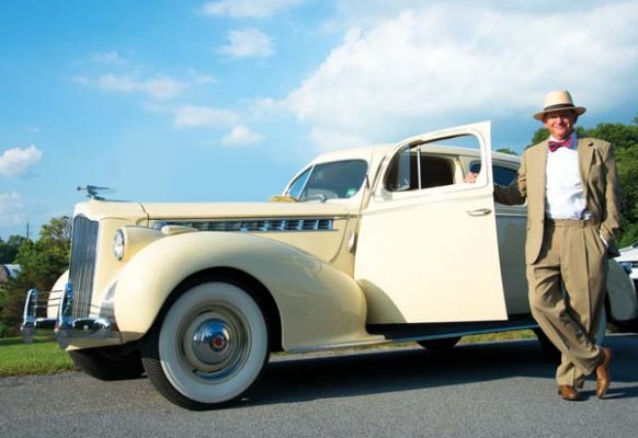Dr. Matt Freedman arrived in style.