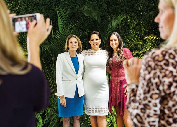 Anne with her mother, Betsy Nikolaus (left), and her sister, Lauren Nikolaus Zink.