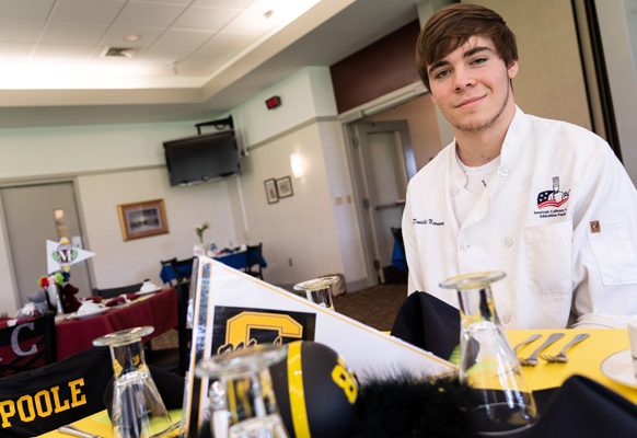Zach Poole is eyeing military service.